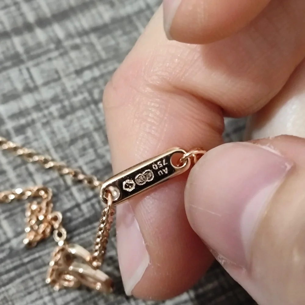 Chopard Rose Gold Flower Pendant with White Mother-of-Pearl